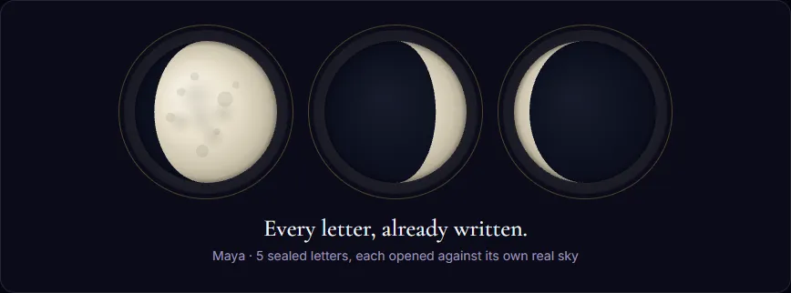 Real preview of the Sealed letters keepsake